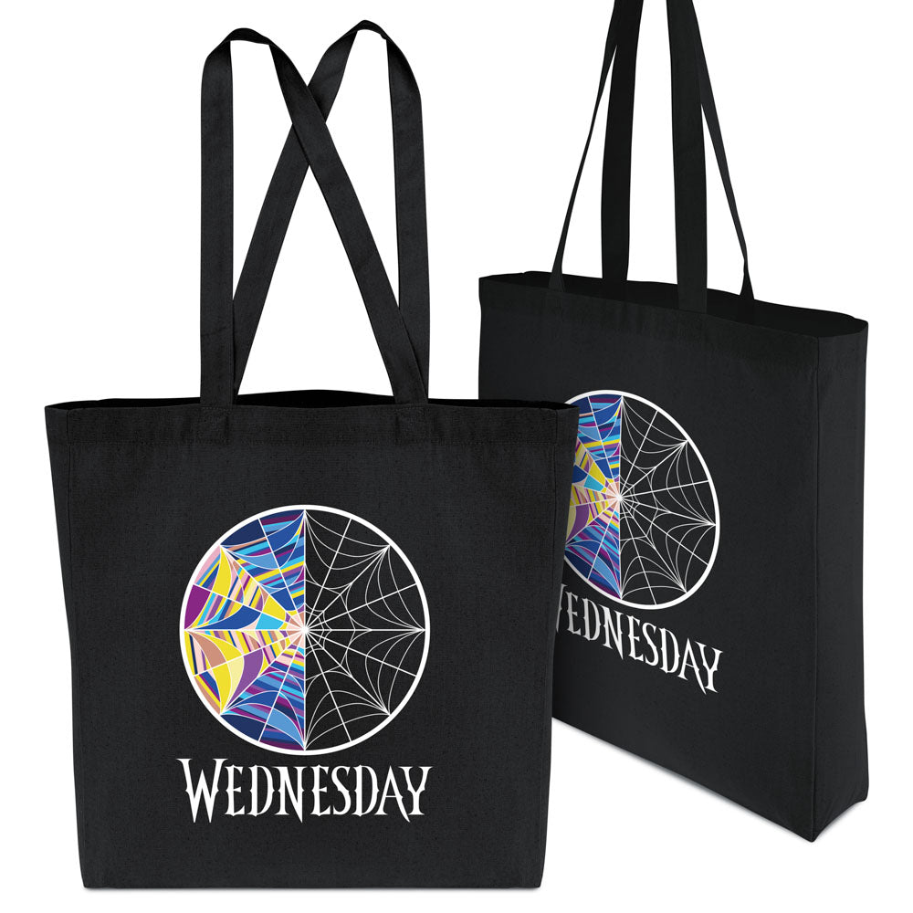 Torba bawełniana WEDNESDAY ADDAMS PAJĘCZYNA