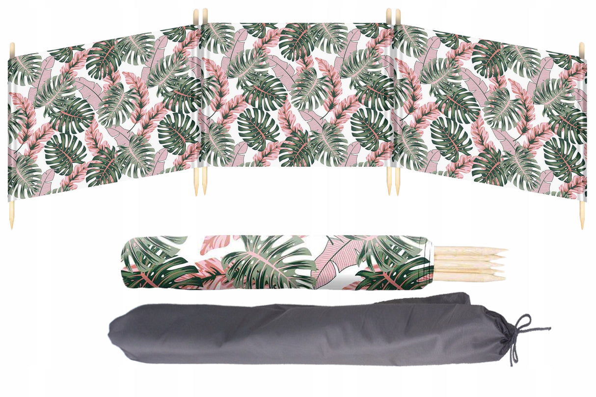 Parawan plażowy 3M RÓŻOWE LIŚCIE