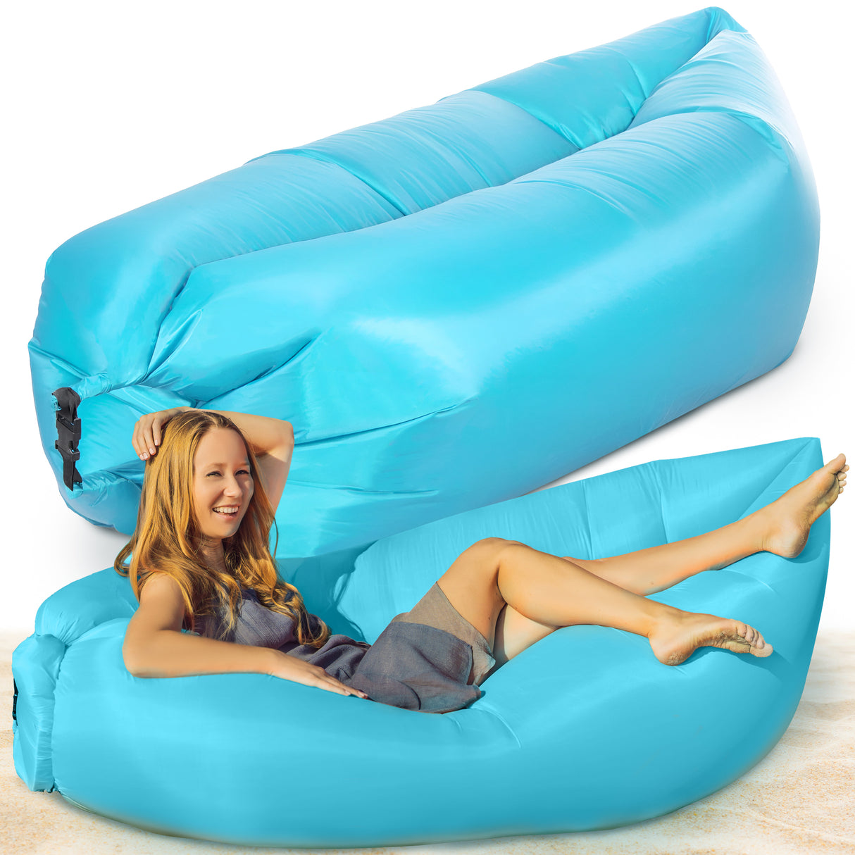 Nadmuchiwana Sofa Lazy Bag na Plażę