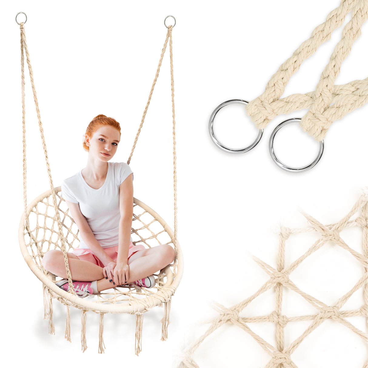 Huśtawka Bocianie Gniazdo Ecru