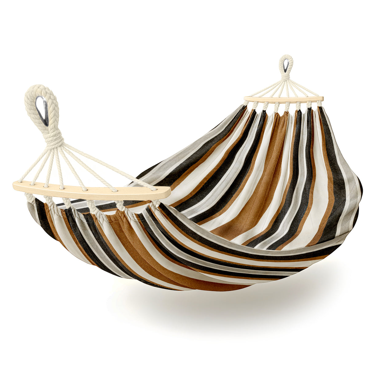 Hamak Ogrodowy XXL Brązowy + Poduszka