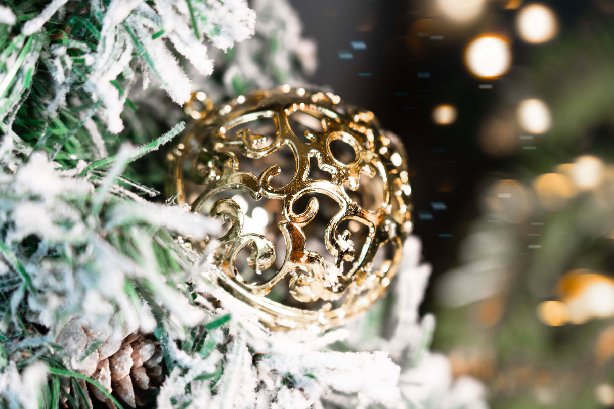 Bombki choinkowe Szampańskie zestaw 100szt.