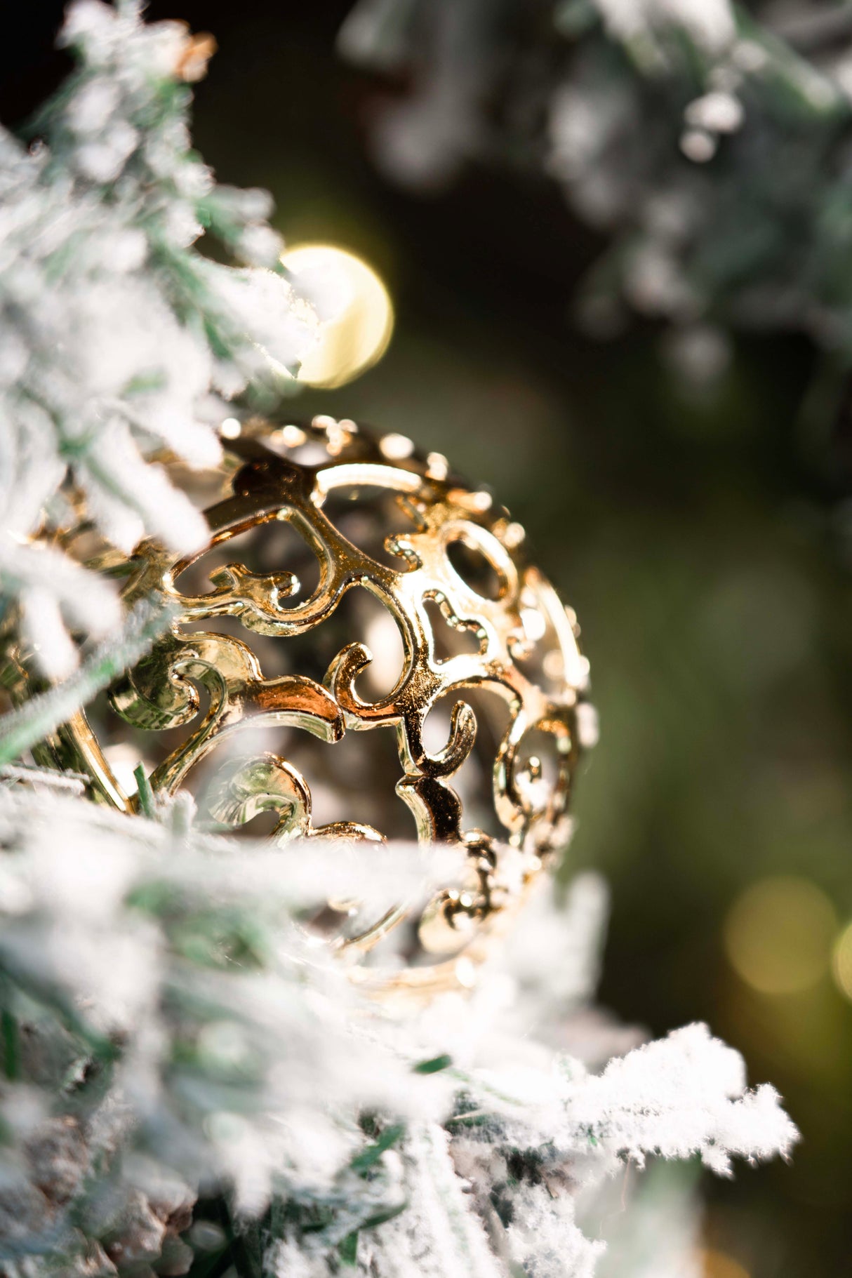 Bombki choinkowe Szampańskie zestaw 100szt.