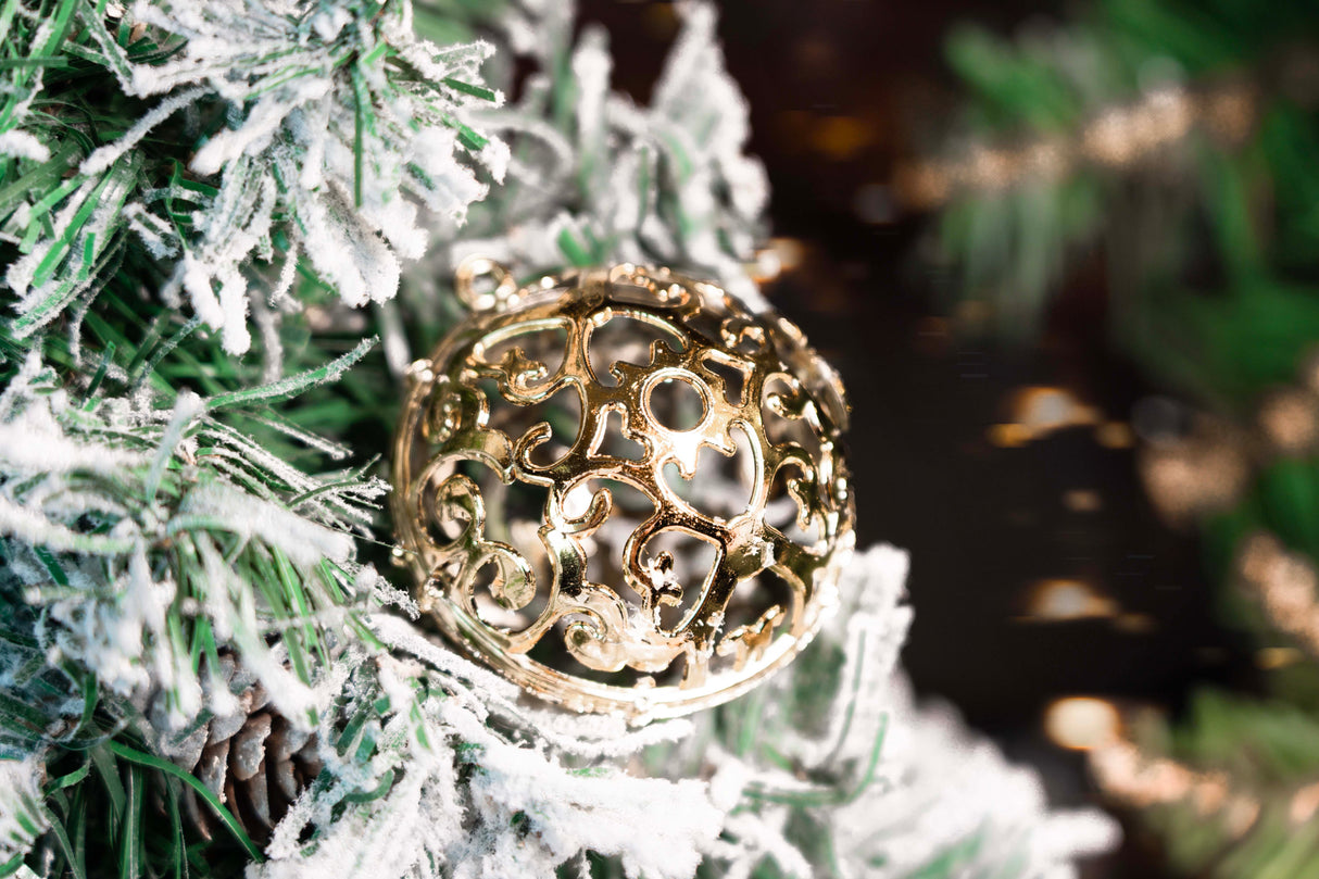 Bombki choinkowe Szampańskie zestaw 100szt.