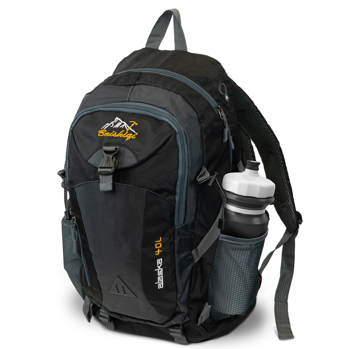 Wodoodporny Plecak Turystyczny Czarny 40L