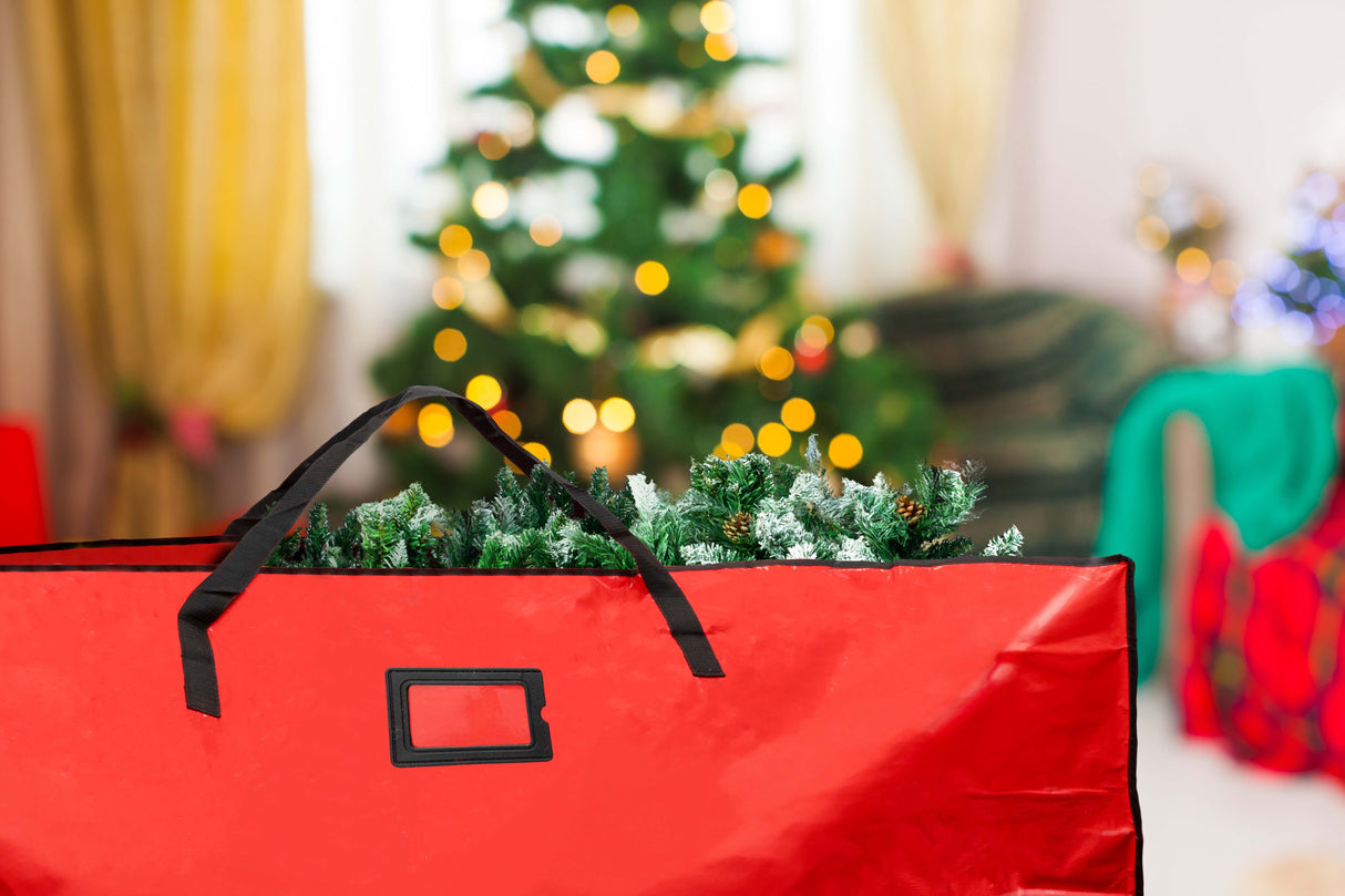 Torba do przechowywania choinki Czerwona