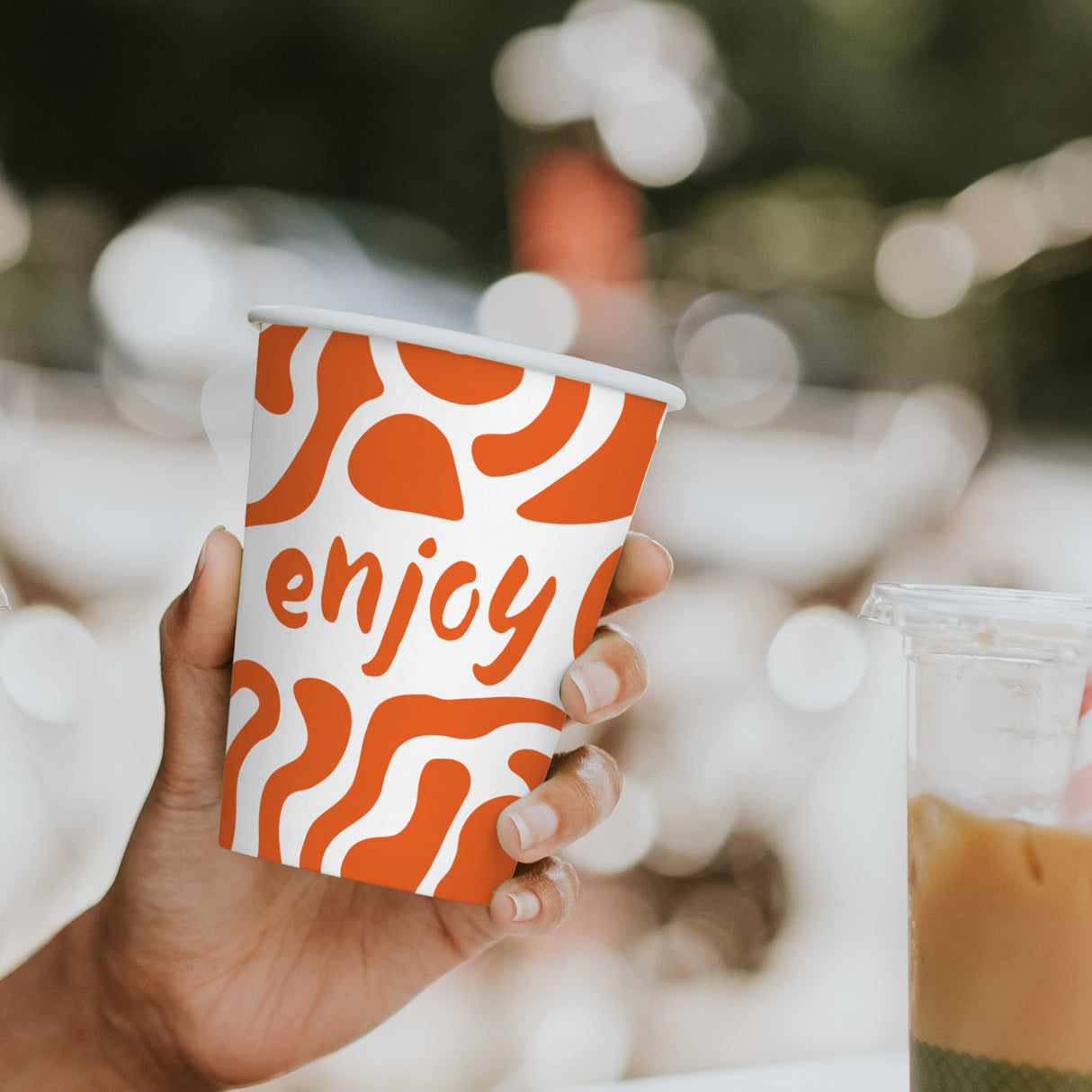 Kubeczki papierowe kolorowe 50 szt. mix