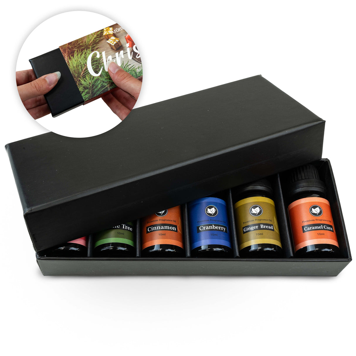 Świąteczne olejki zapachowe eteryczne 6szt.