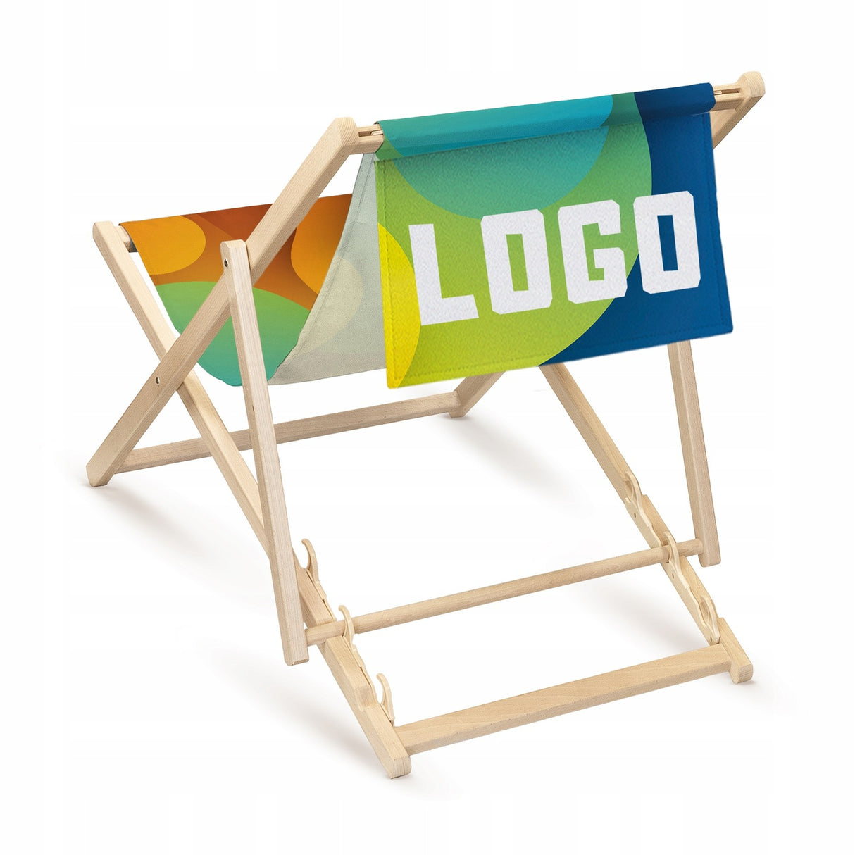 Leżak drewniany - REKLAMOWY + zwiewka