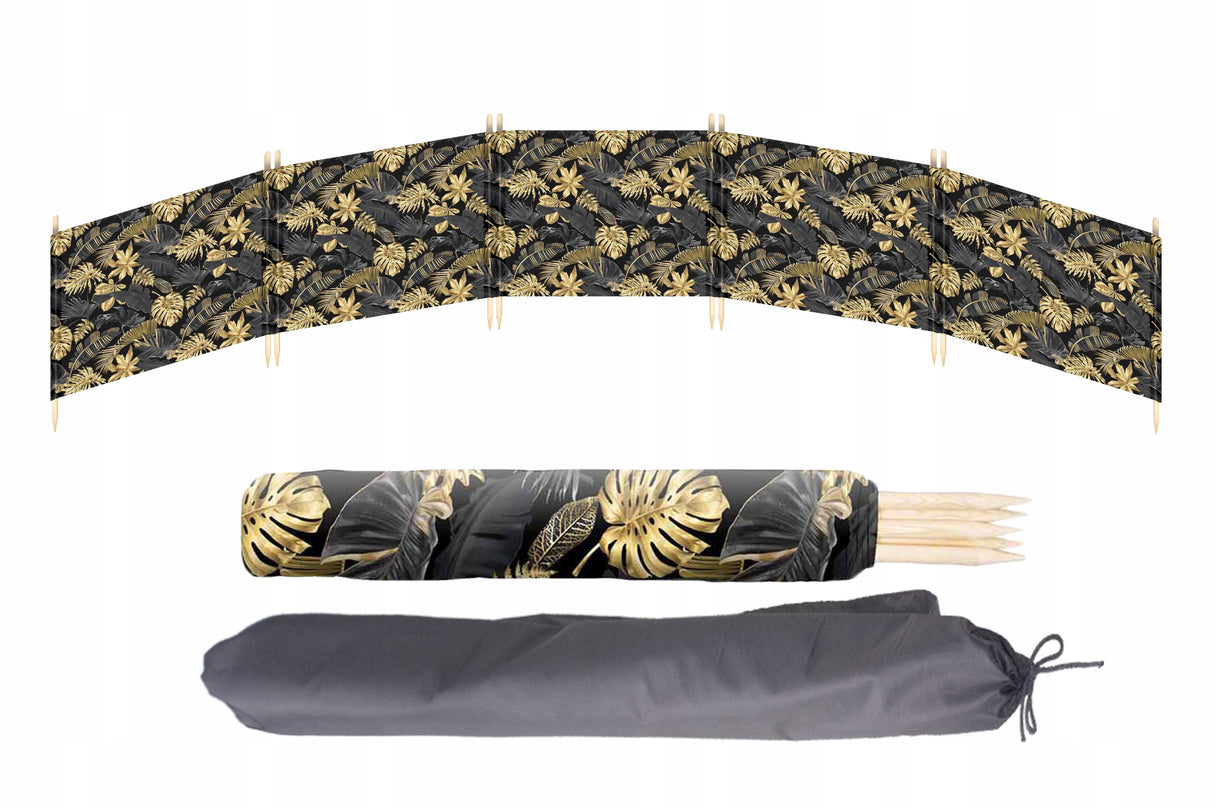 Parawan plażowy 5M ZŁOTE LIŚCIE