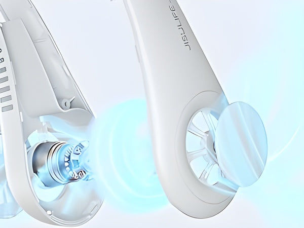 Wentylator na szyję - Wiatrak na szyję - Biały