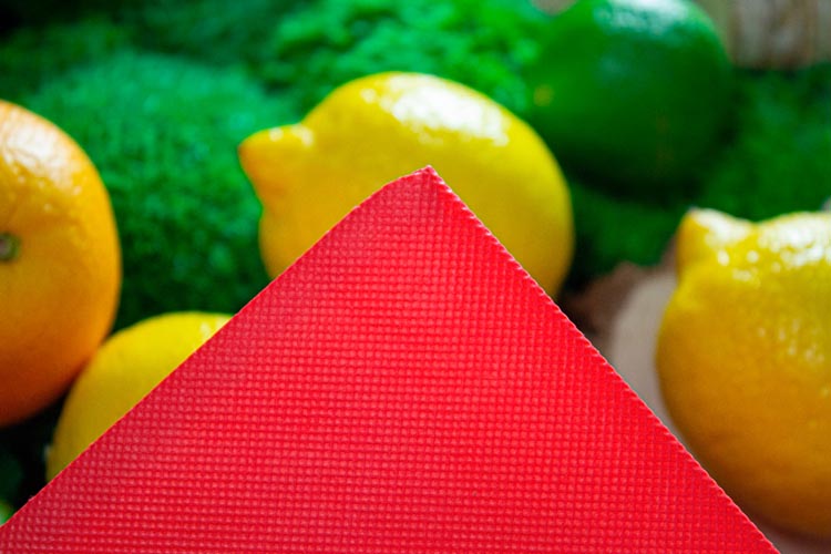 Torba polipropylenowa Czerwona 360x420mm Uchwyt: 38cm