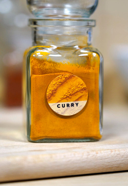 Naklejki na przyprawy KOLOROWE 160szt.