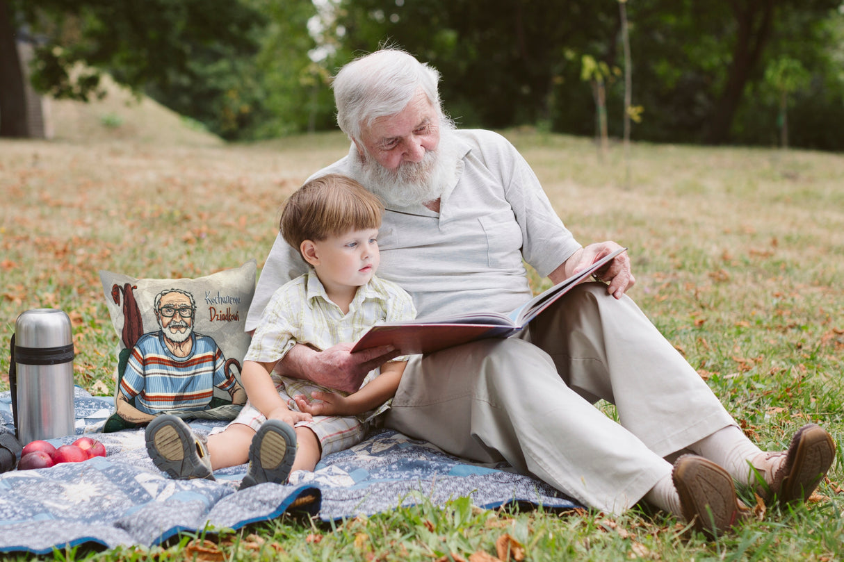 Poduszka na dzień Dziadka - Kochanemu Dziadkowi Prezent na Dzień Dziadka