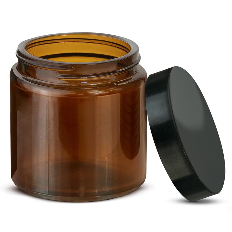 Szklany słoik na wosk do świec