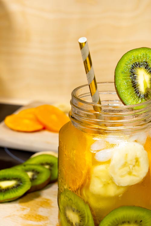 Słomki papierowe ZŁOTE BŁYSZCZĄCE KRAFT 20cm ekologiczne 250szt