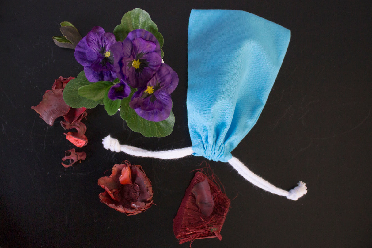 Worek bawełniany 10x15 cm 135 g/m2 niebieski