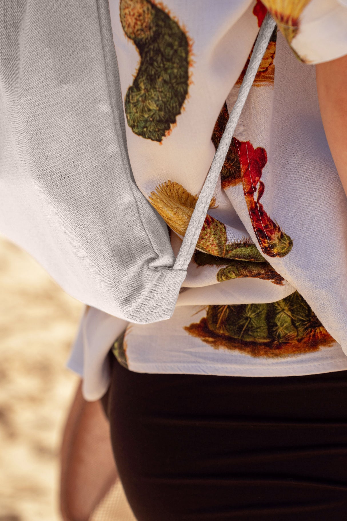 Plecak worek bawełniany Biały 340x400mm