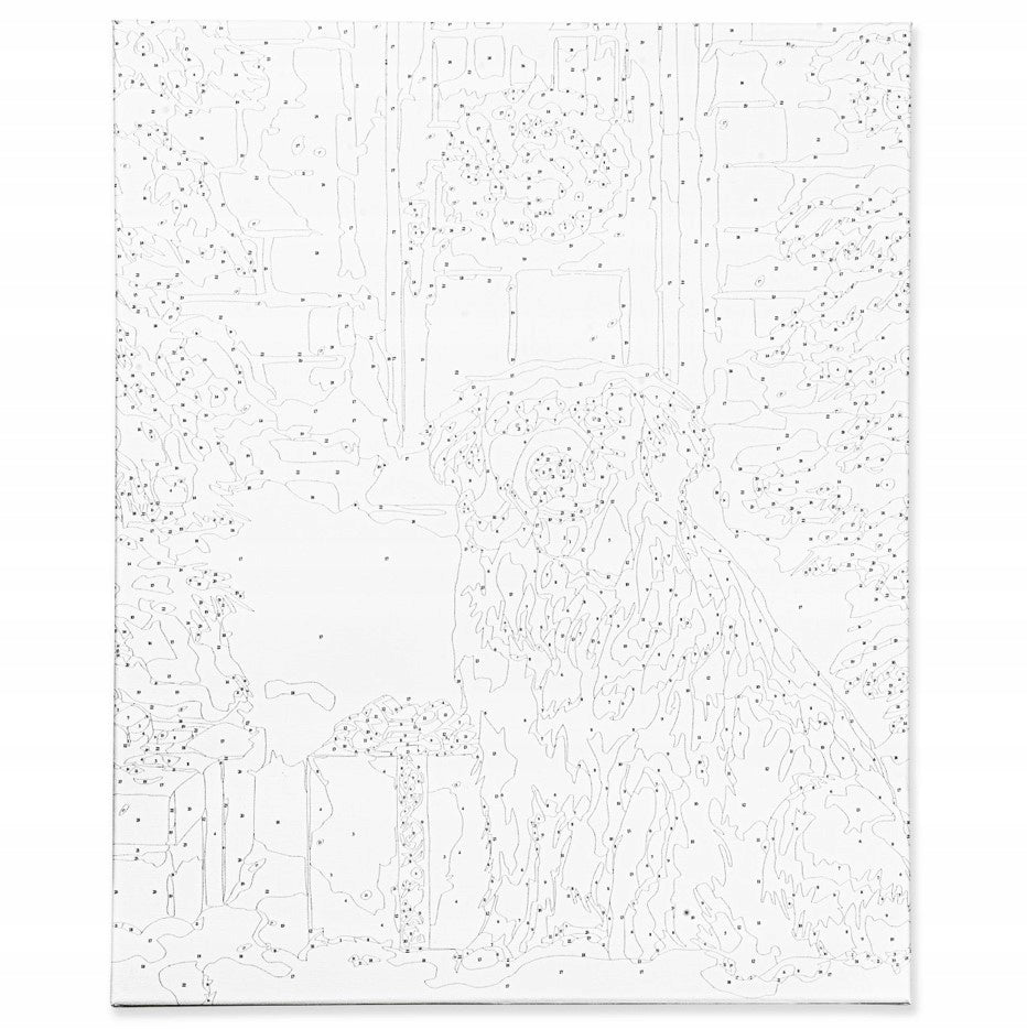 Malowanie po Numerach Pies 40x50 cm