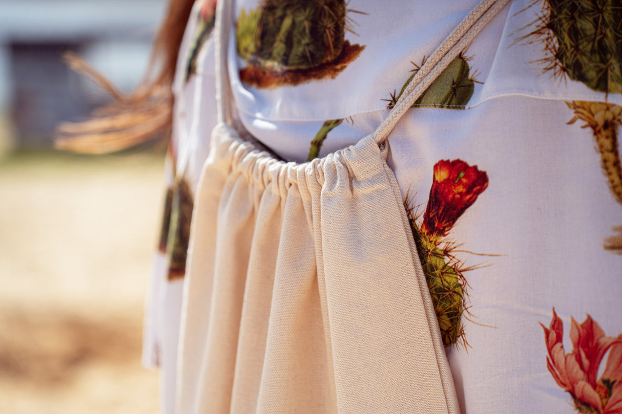 Plecak worek bawełniany Ecru 340x400mm