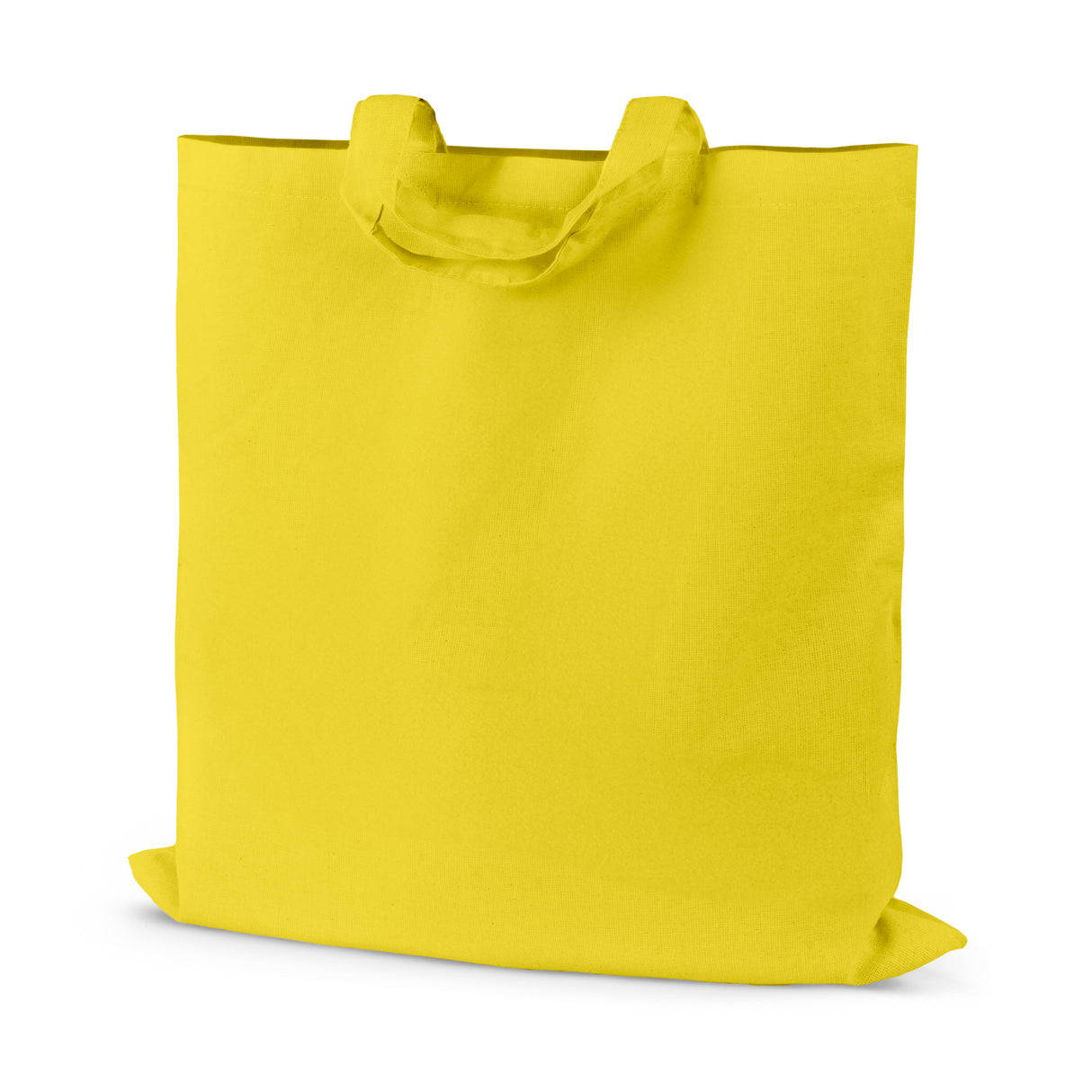 Torba bawełniana 380x420mm Żółta Uchwyt: 35 cm
