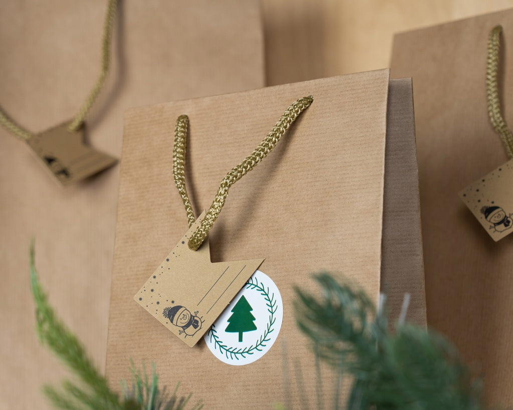 Naklejki świąteczne CHOINKA ozdobne 10szt.