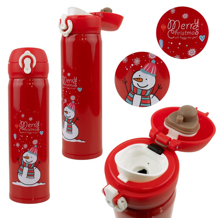 Termos czerwony Bałwan 500ml