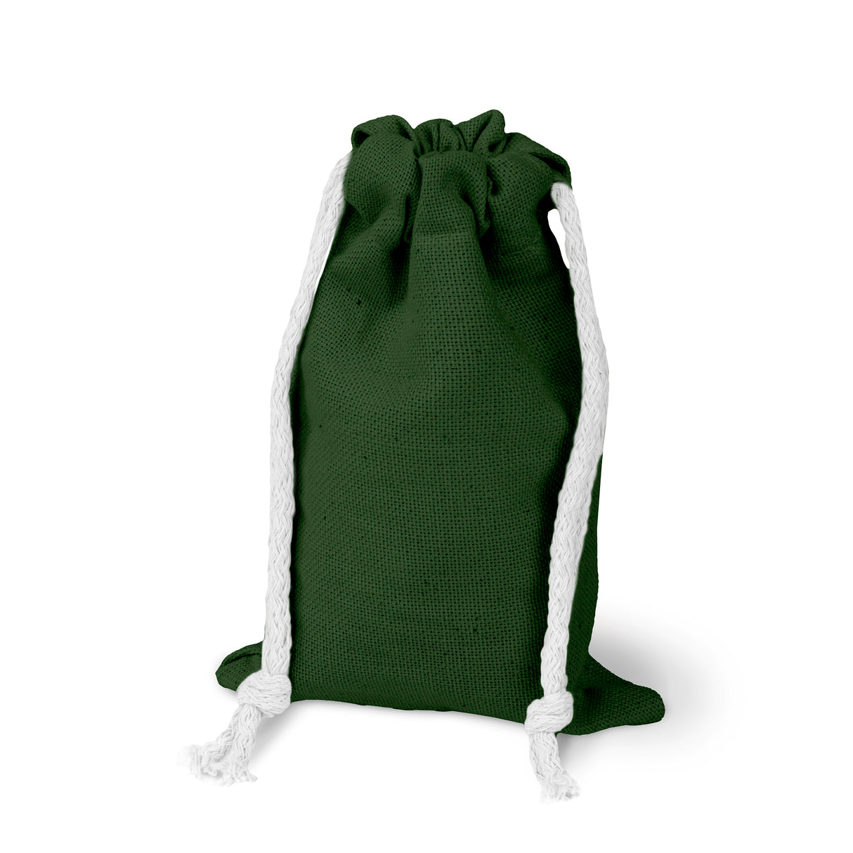 Woreczek bawełniany 100x150mm Ciemnozielony