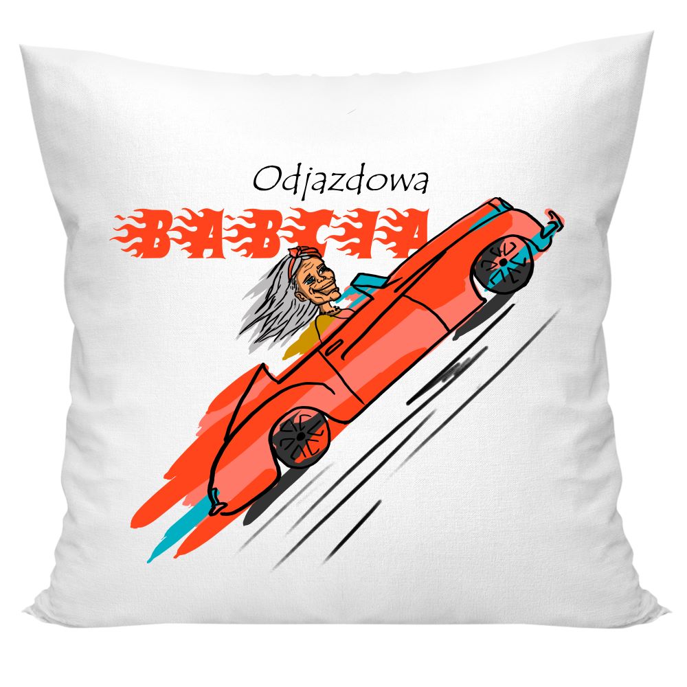Poduszka na Dzień Babci - Odjazdowa Babcia Prezent na Dzień Babci