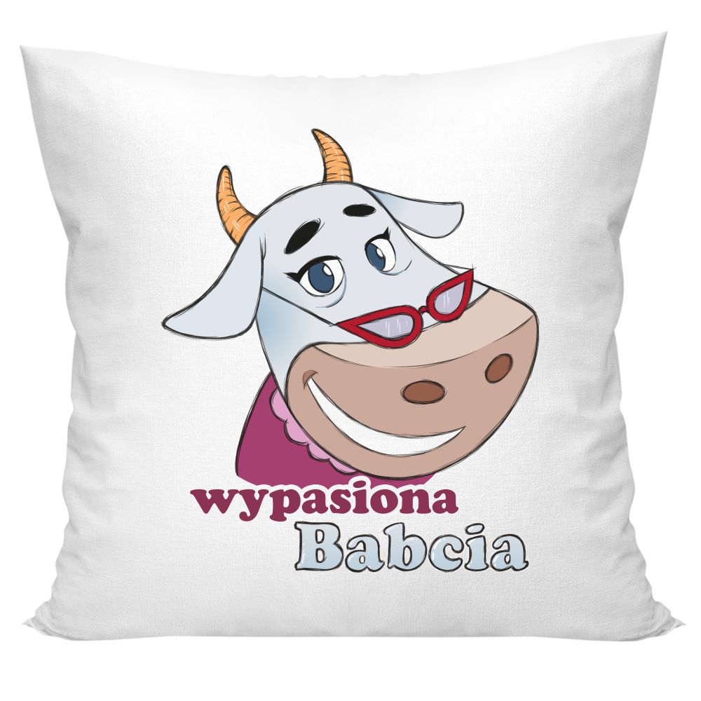 Poduszka na Dzień Babci - Wypasiona Babcia Prezent na Dzień Babci