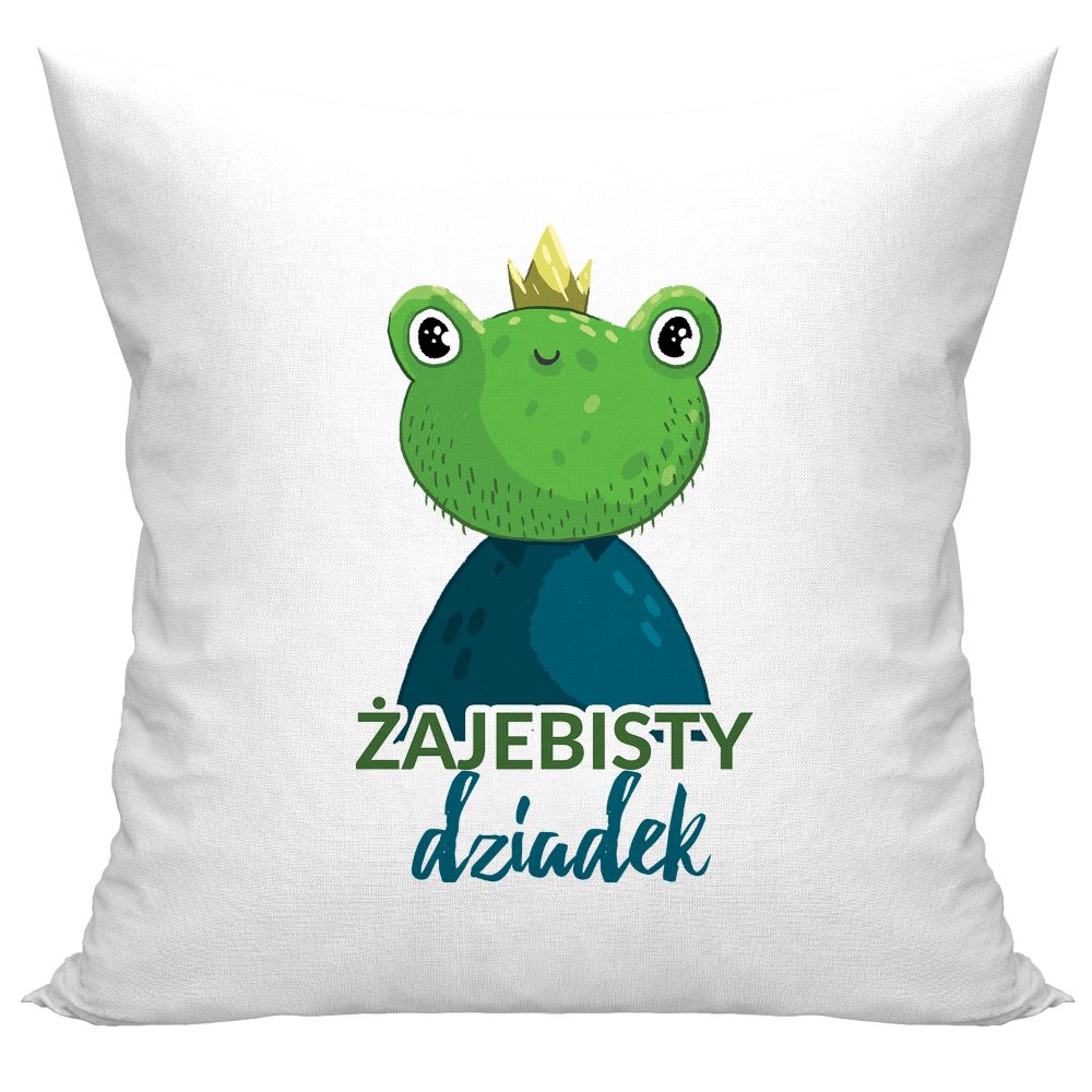 Poduszka na Dzień Dziadka - Żajebisty dziadek Prezent na Dzień Dziadka
