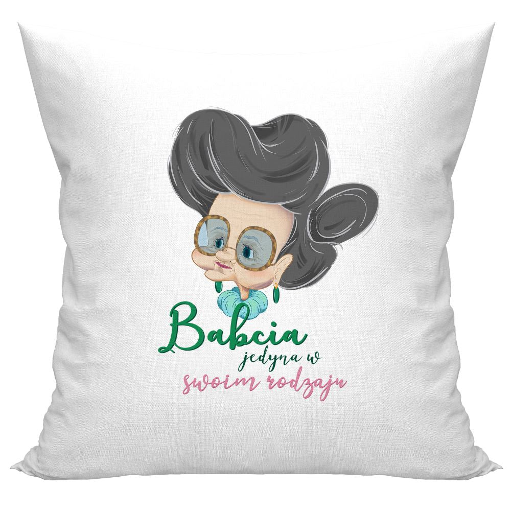 Poduszka na Dzień Babci - Jedyna w swoim rodzaju Prezent na Dzień Babci
