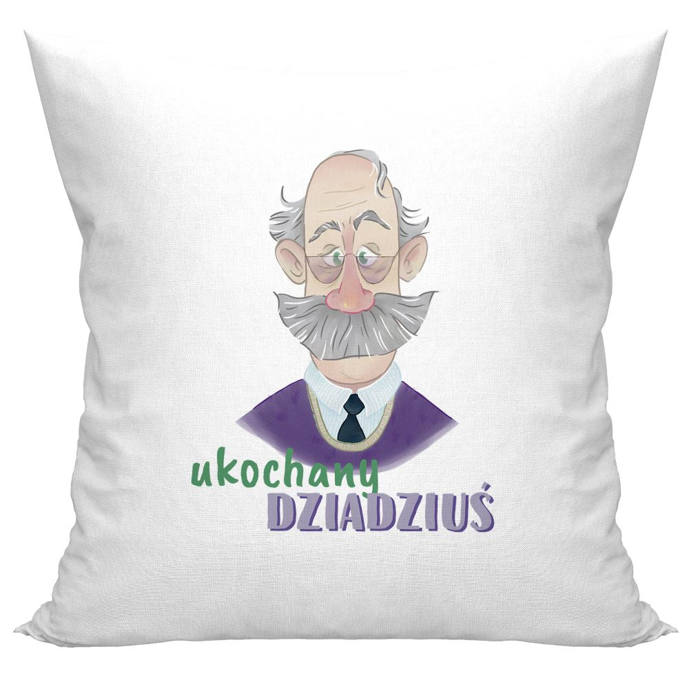 Poduszka na Dzień Dziadka - Ukochany Dziadziuś Prezent na Dzień Dziadka