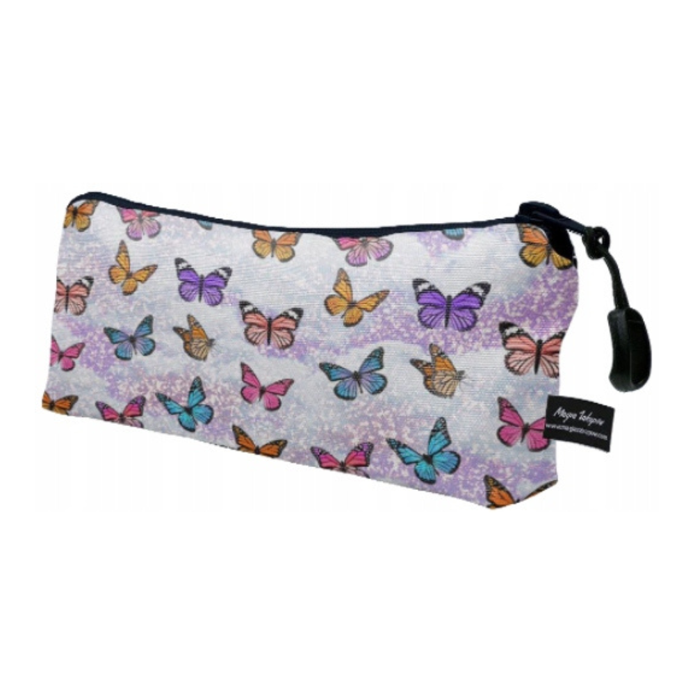 Piórnik szkolny motylki