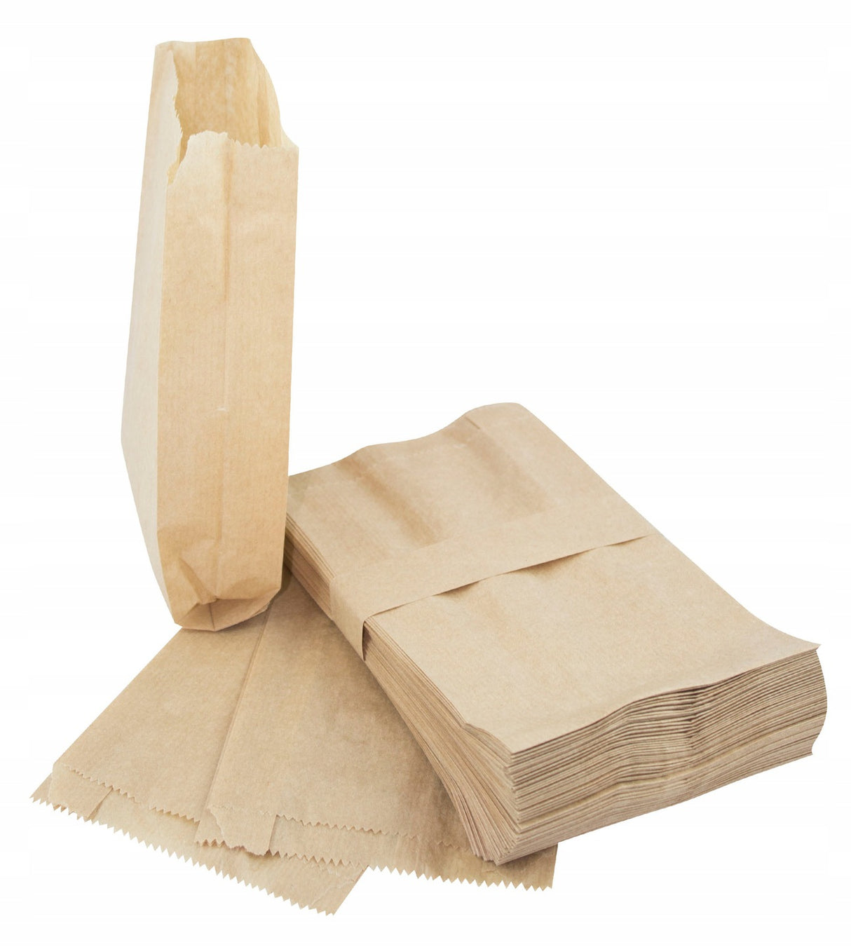 Torba Fałdowa 120x210mm Brązowa 1000szt.