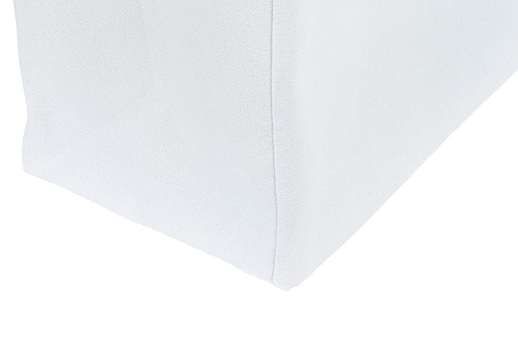 Torba bawełniana Biała 420x140x140x380mm Plażowa