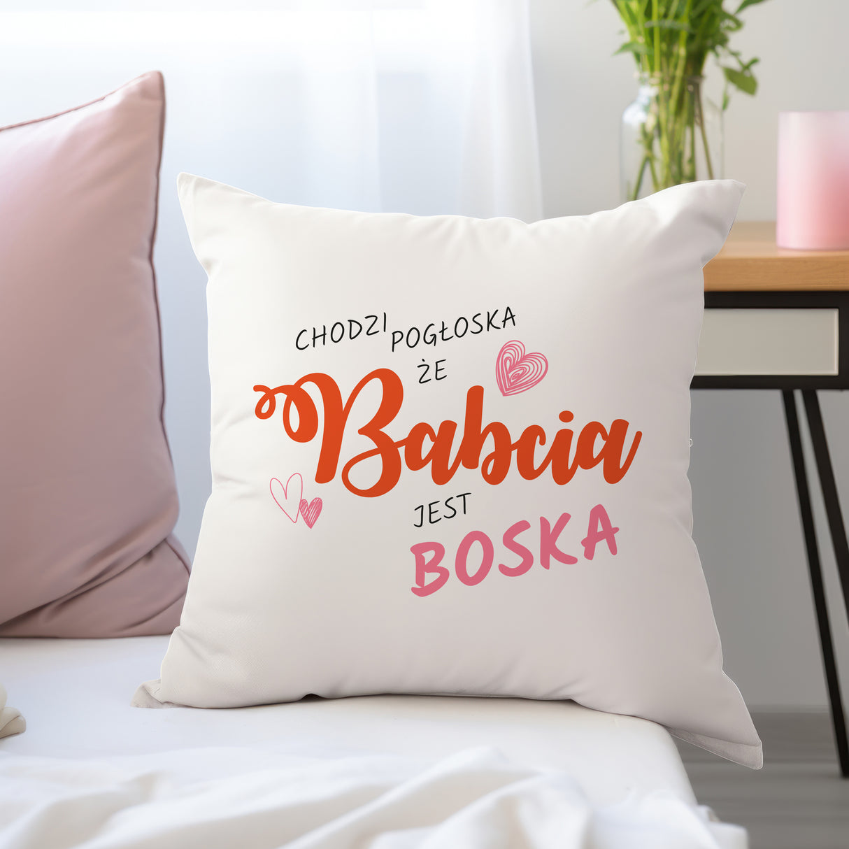 Poduszka na Dzień Babci - Babcia jest boska Prezent na Dzień Babci