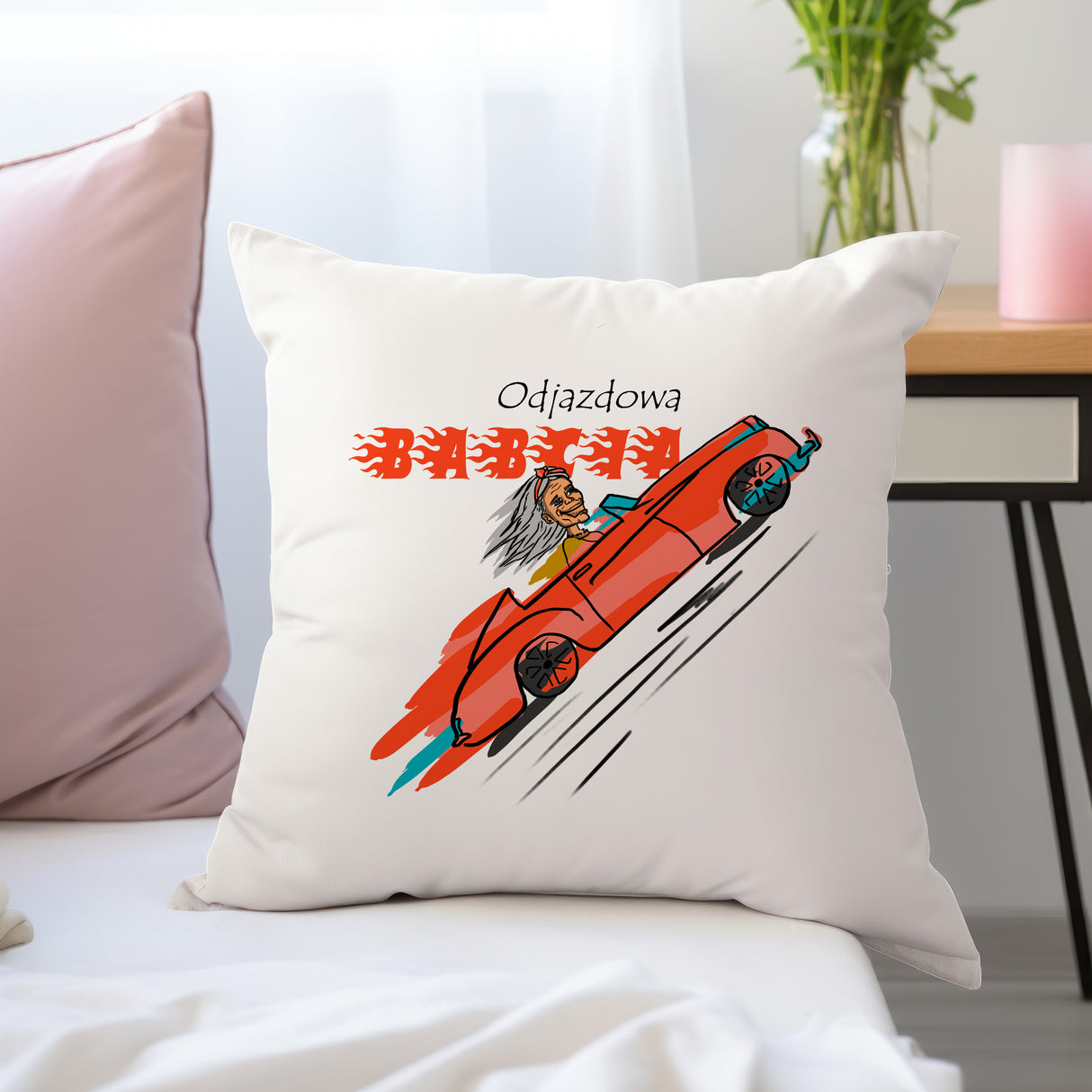 Poduszka na Dzień Babci - Odjazdowa Babcia Prezent na Dzień Babci