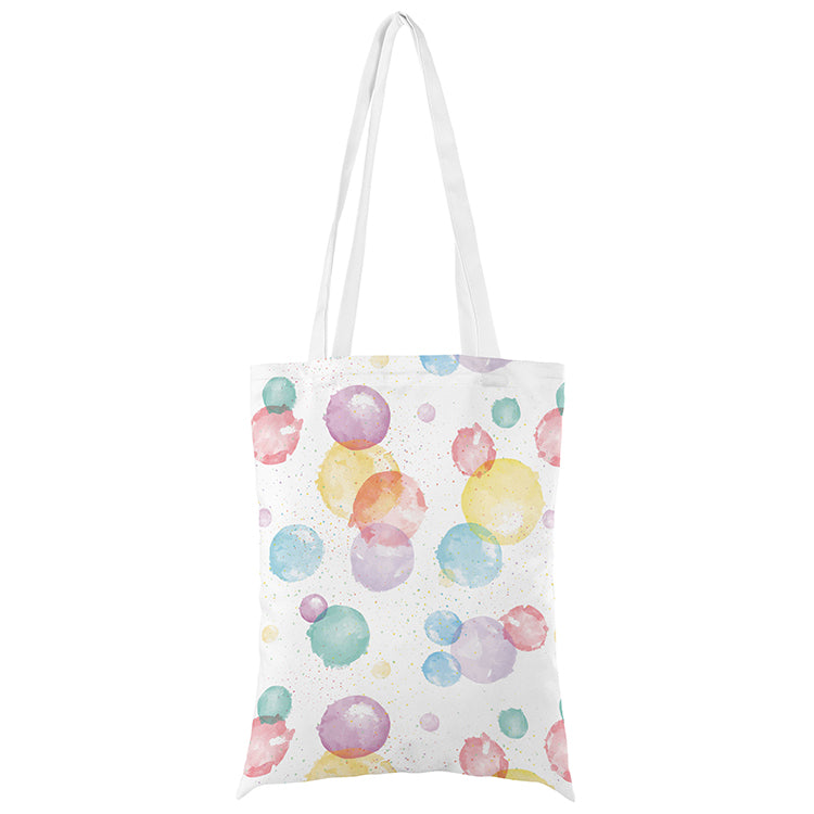 Torba bawełniana 350x450mm KOLOROWE BAŃKI