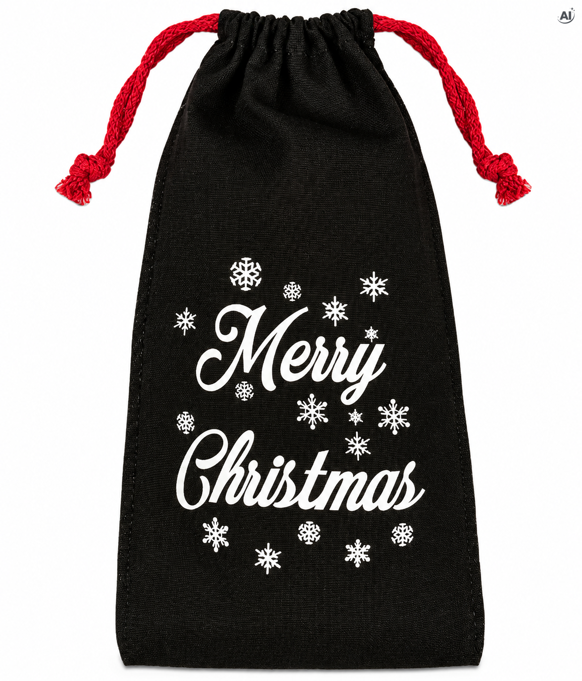 Woreczek bawełniany 15x30cm Merry Christmas