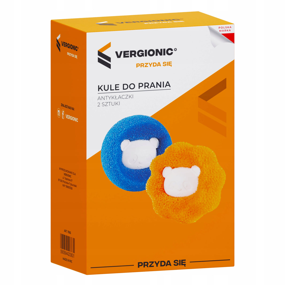 Kule do prania antykłaczki 2szt.