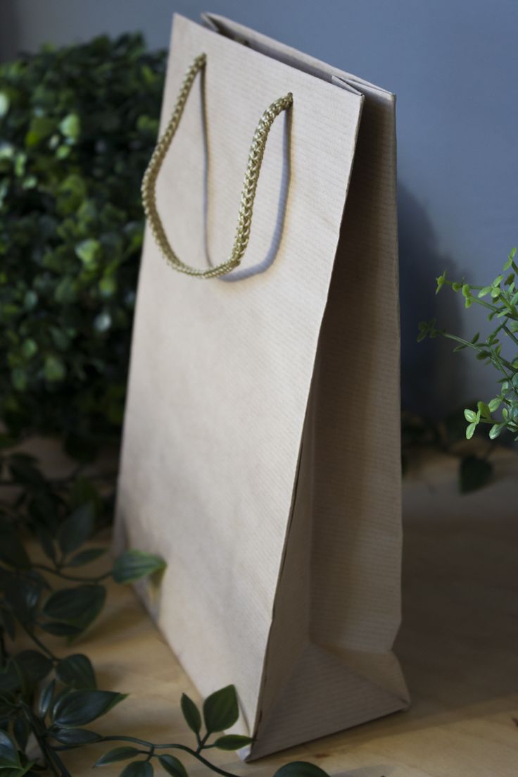 Torba papierowa ECO Prestige 170x70x250mm Brązowa