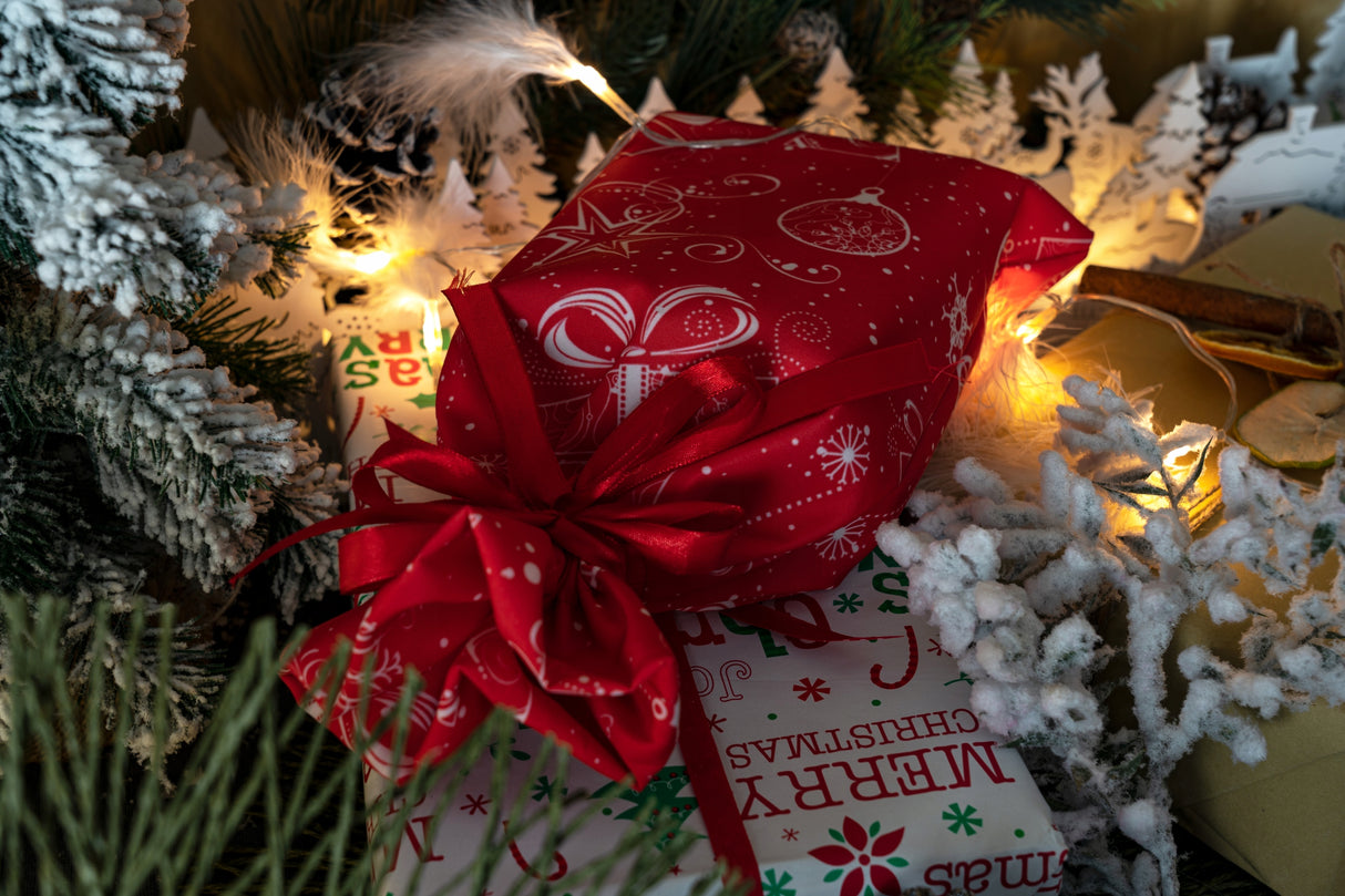 Woreczek poliestrowy 20x35cm Czerwony