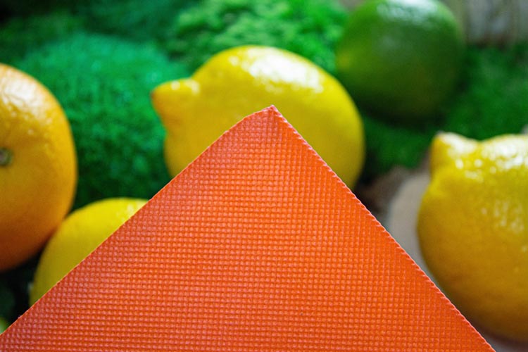 Torba polipropylenowa pomarańczowa 360x420mm Uchwyt: 38cm