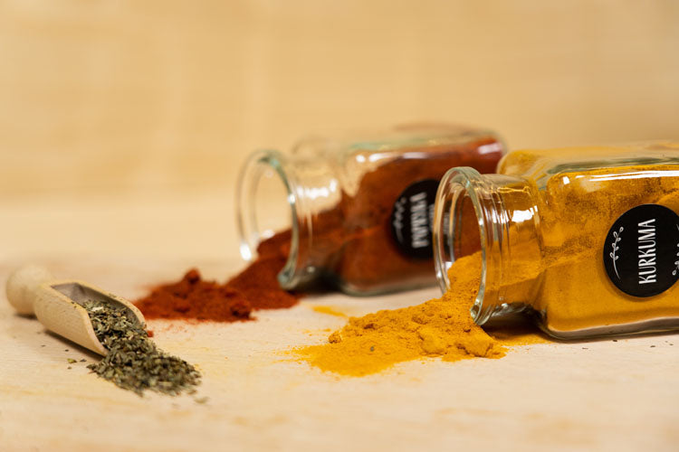 Słoiki na przyprawy 150ml 24 sztuki+ 200 naklejek+ czerpak+EBOOK