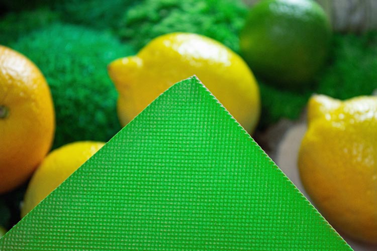 Torba polipropylenowa zielona 360x420mm Uchwyt: 38cm