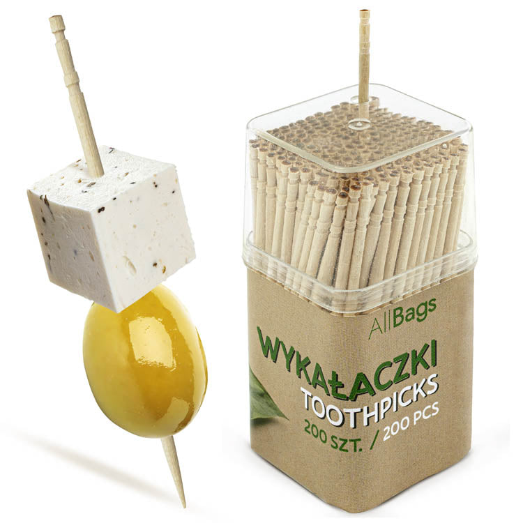 Wykałaczki drewniane 200szt EKO