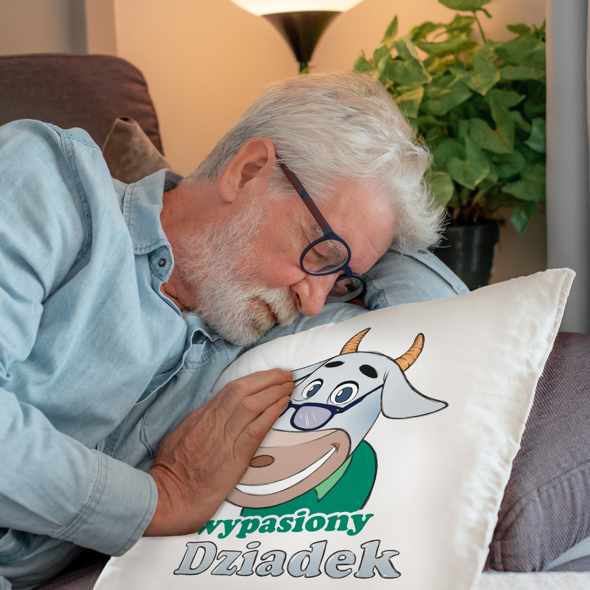 Poduszka na Dzień Dziadka - Wypasiony dziadek Prezent na Dzień Dziadka