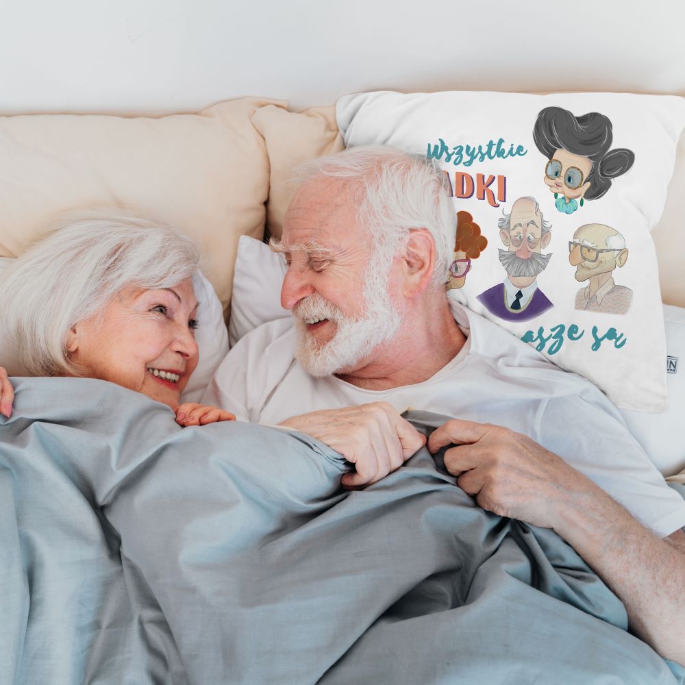 Poduszka Wszystkie dziadki nasze są Prezent na Dzień Babci i Dziadka