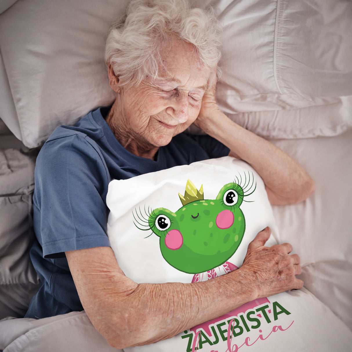 Poduszka na Dzień Babci - Żajebista babcia Prezent na Dzień Babci